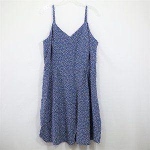 Old Navy Flower Print Blue Sundress